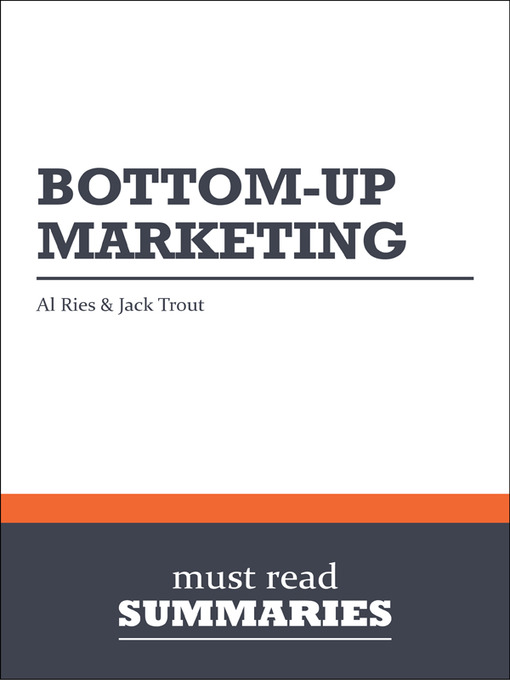 Cover image for Bottom-Up Marketing - Al Ries and Jack Trout